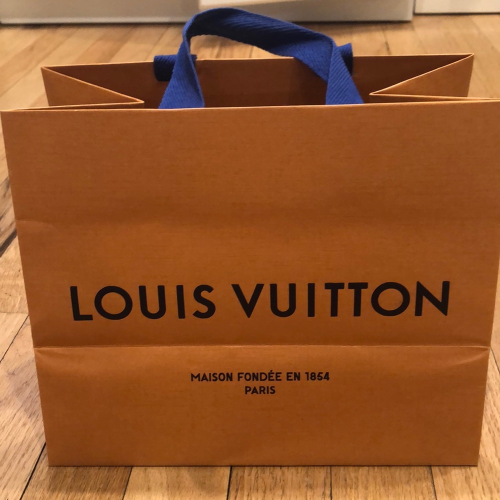 Authentic Louis Vuitton empty shopping bag